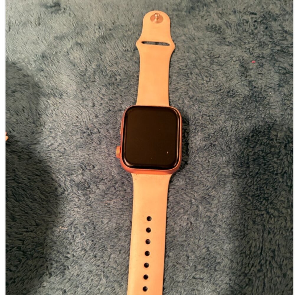 Smart watch 8 unbranded 45mm, Encoder, Heart rate, Waterproof, Beige Band